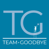 Dit is het logo van Team Goodbye. Wij helpen je om op een mooie, eigentijdse, persoonlijke manier afscheid te nemen van het leven, de wereld en de mensen waar je van houdt.